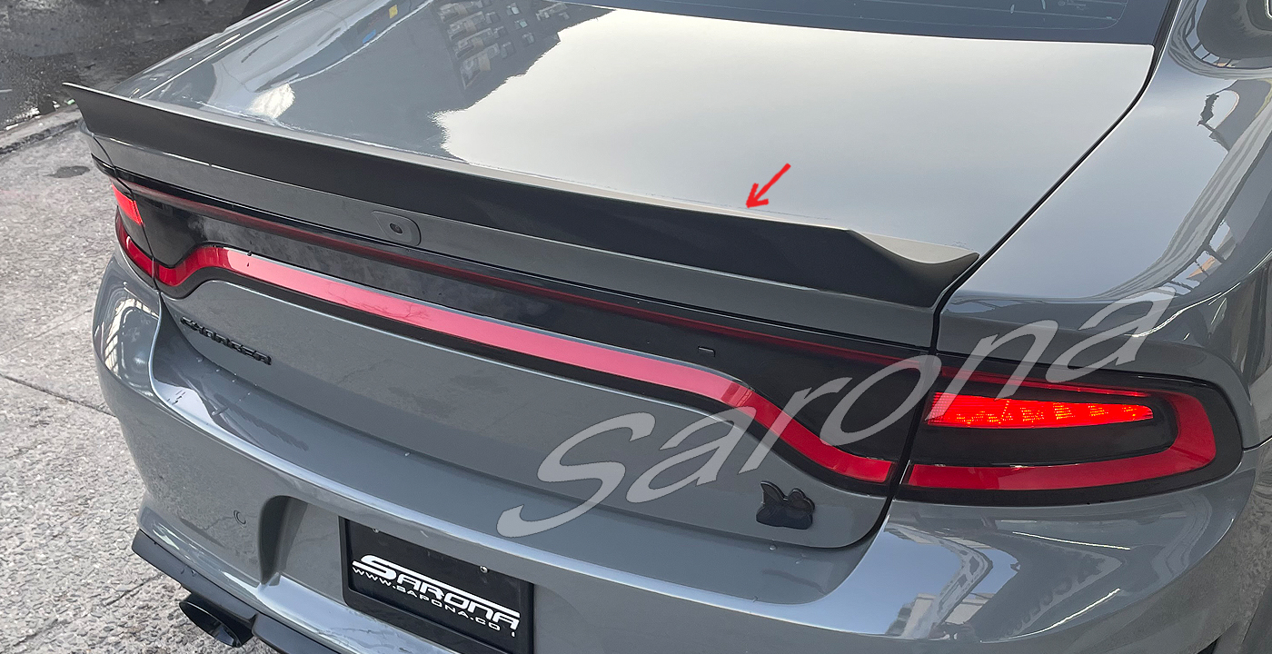 Custom Dodge Charger  Sedan Trunk Wing (2015 - 2023) - $540.00 (Part #DG-057-TW)